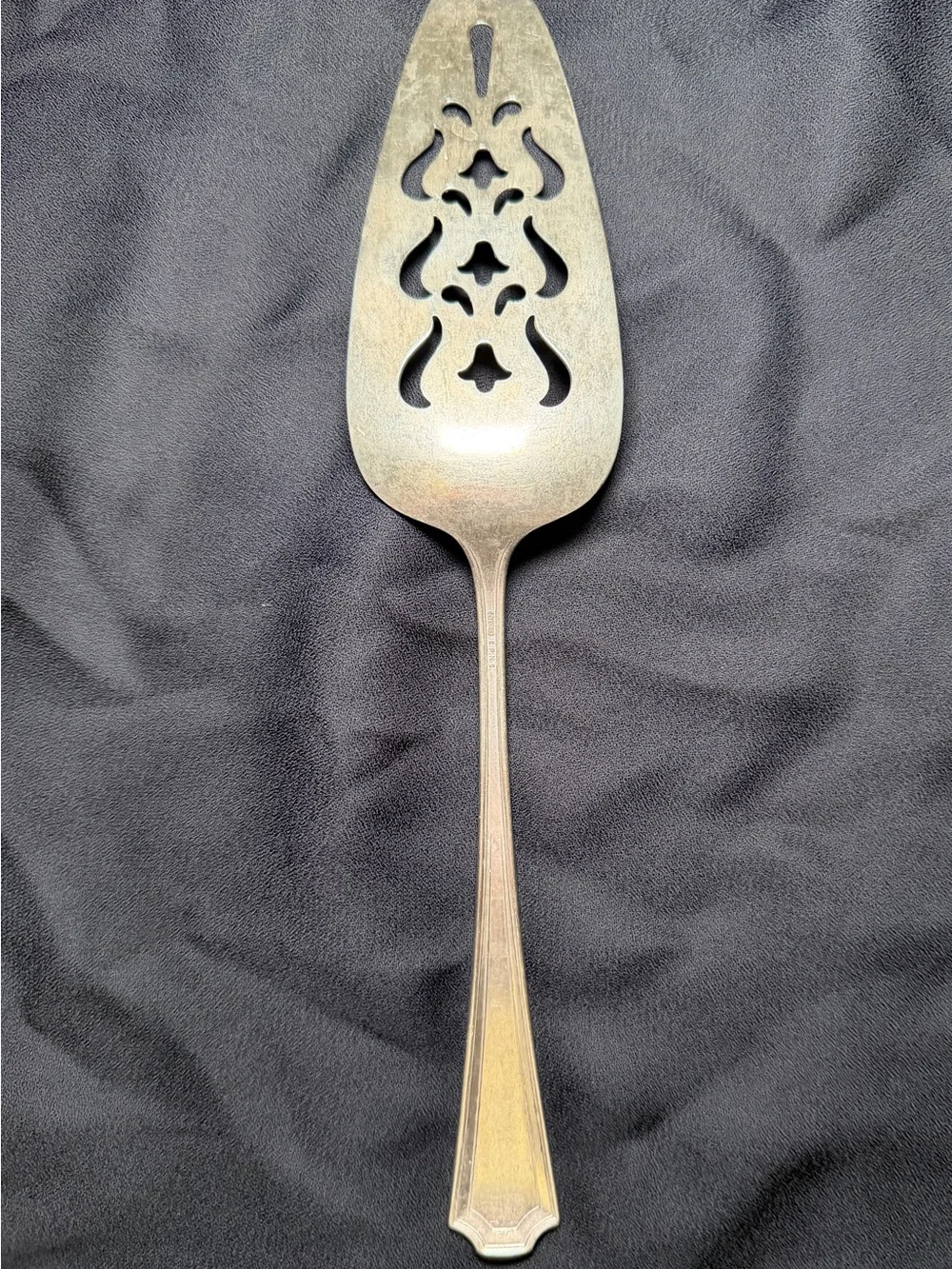 Vintage Art Deco NSC EPNS National Silver Co Silverware Cake Pie Server 10”